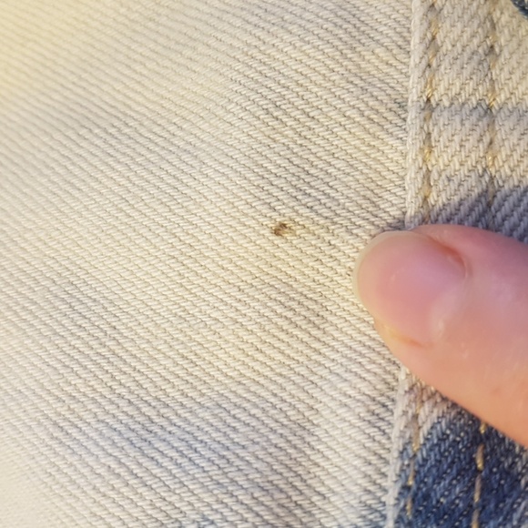 Barney Cools Men's Bleached B Rigid Blue White Jean Jacket Size M - Picture 15 of 16